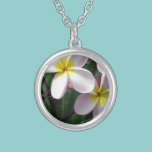 Sweet Pink and Yellow Plumeria Flowers necklaces