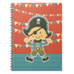 sweet pirate spiral notebooks