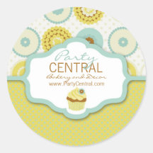 Sweet Retro Business Sticker