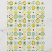 Sweet Retro Scrapbook Paper Dual-sided Personalized Flyer