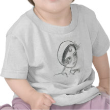 Sweet Rose Flapper Tee Shirt