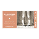 SWEET SIXTEEN | BIRTHDAY INVITATION PHOTO GREETING CARD