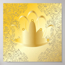 Sweet Sixteen Filegree Tiara Gold Poster