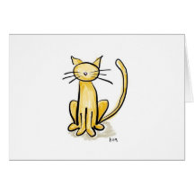 Sweet Tan Cat  Cards