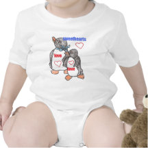 sweethearts baby bodysuit