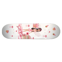 Sweets Shoppe Fairy White Skateboard