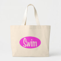 Swim pink oval bags