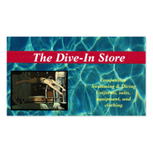SWIM STORE BUSINESS CARDS