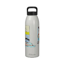 swimmer sports bottle water bottle