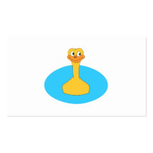 Swimming Duck. Business Card Template