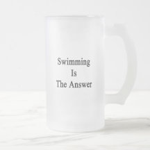 Swimming Is The Answer Coffee Mugs