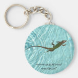 Swimming Lizard Keychains