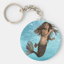 Swimming Mermaid Keychain