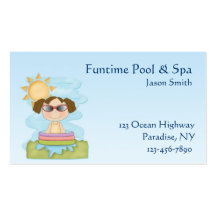 Swimming Pool Business Card