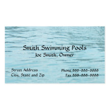 Swimming Pool Business Card