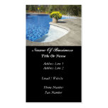 Swimming Pools Business Card