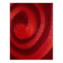 Swirls of nail polish postcards