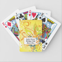 Swirls of Nature - Customisable Vector Card Set playing cards