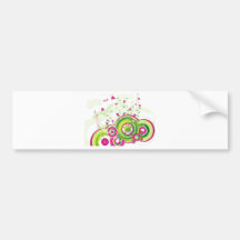 Swirly Bumper Sticker