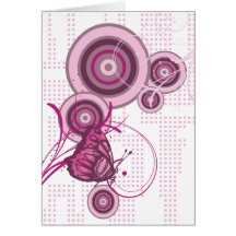 Swirly Butterfly Greeting Card