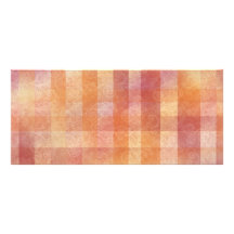 Swirly Plaid Rack Card Design