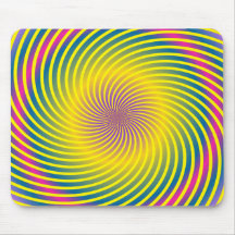 Swirly Spiral Effect Mousepad
