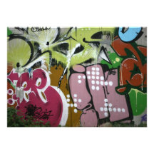 Swiss Graffiti Custom Invites