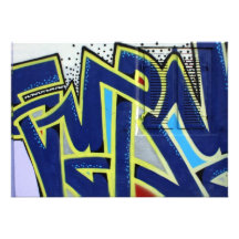 Swiss graffiti invite