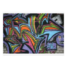 Swiss Graffiti Personalized Invitation