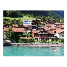 Swiss houses post card