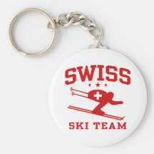 Swiss Ski Team Key Chain