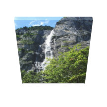 Switzerland Waterfall Gallery Wrapped Canvas