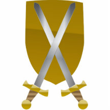 sword and shield photo cut out