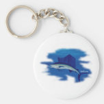 Swordfish on the prowl keychains