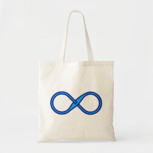 Symbol Unendlichkeit infinity Einkaufstaschen