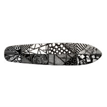 symmetry skate board black and white