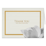 Sympathy Thank You Note Card -- Tulip