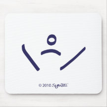 SymTell Purple Vulnerable Symbol Mousemat