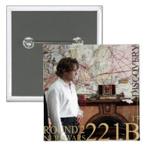 T7R2 Discovery badge Pinback Buttons