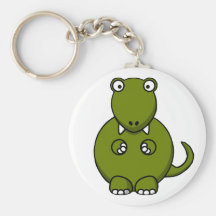 T-Rex Love Key Chains