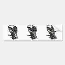 T-Rex Rage Meme - Bumper Sticker