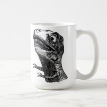 T-Rex Rage Meme - Mug