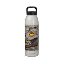 T_Rex with Dragon's Eye water bottle