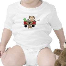 T-Shirt Boys Baby Tots Kid's Wagon Toys Dog