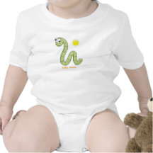 T-Shirt Kid's Tots Baby "Little Worm"