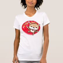 T-shirt - Puppy - Japanese Red
