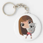 Taara and Pudding the Koala Keychain