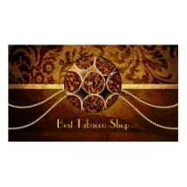 Tabacco shop business card business cards