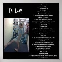 Tae Laws Poster
