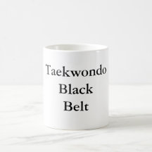 Taekwondo Black Belt Mugs